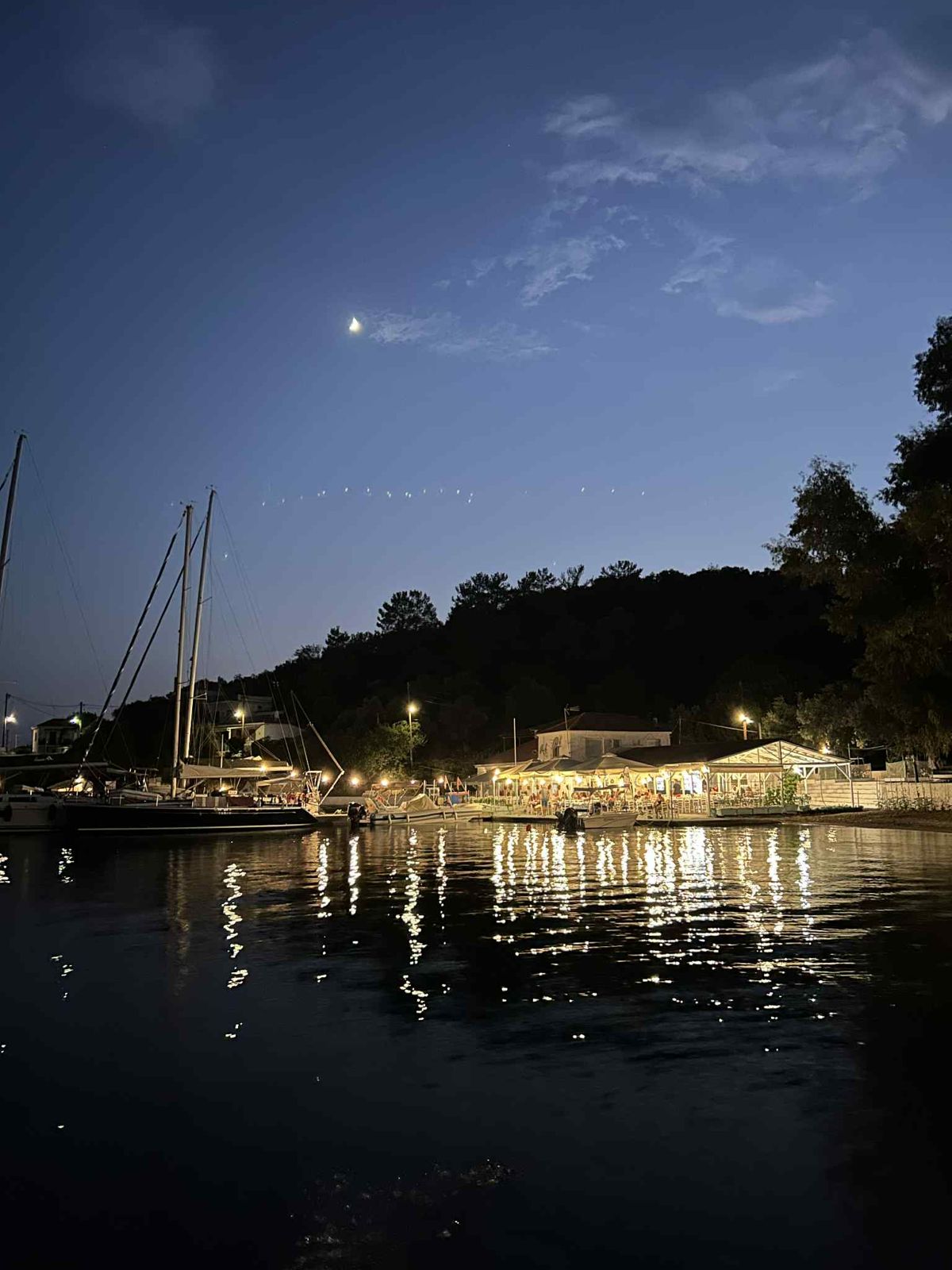 The harbour at night