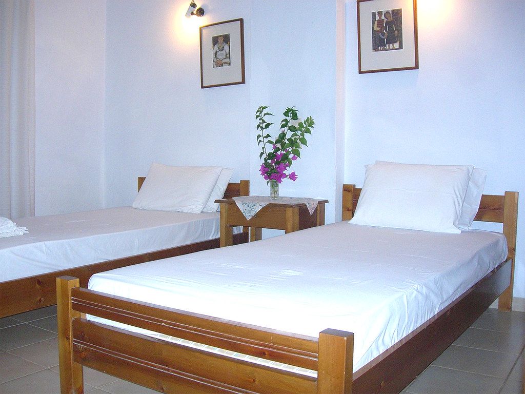 Bright twin room